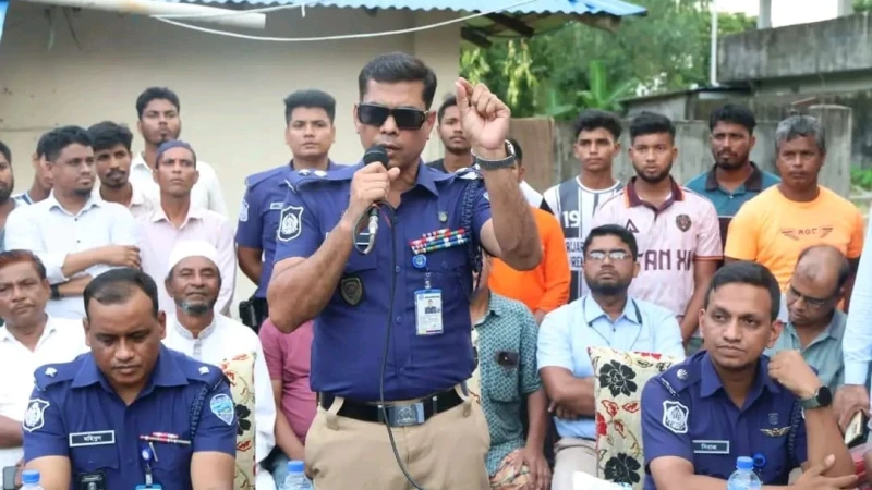 মাদক নির্মূলে জিরো টলারেন্স: মাদক বিক্রেতা ও সেবনকারীদের স্থান হবে কারাগারে — পুলিশ সুপার