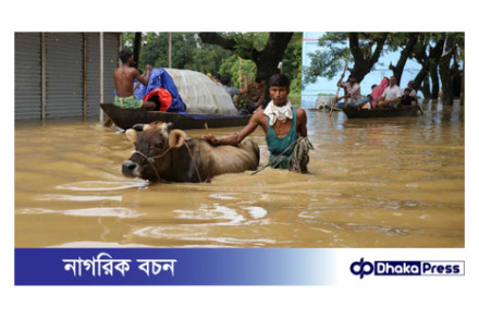 নোয়াখালীতে অপরিবর্তিত বন্যা পরিস্থিতি,  ত্রাণ পৌঁছায়নি দুর্গম এলাকায়