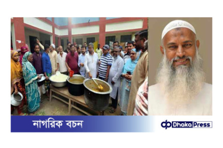 ব্যক্তিগত আর্থিক সহযোগিতায় মুরাদনগরের দশ হাজার বন্যার্ত মানুষকে তিন বেলা রান্না করা খাবার দিচ্ছেন কায়কোবাদের পরিবার