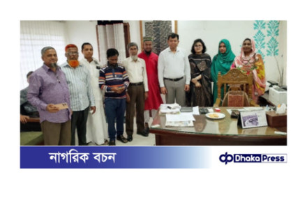 ইউএনওর সাথে পিএফজি লাকসাম  ইউনিটের সৌজন্যে সাক্ষাৎ 