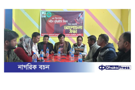 বড়াইগ্রামে বাংলাদেশ প্রেসক্লাব ও বড়াল প্রেসক্লাব বড়াইগ্রাম শাখার উদ্যোগে বুদ্ধিজীবি দিবস পালিত