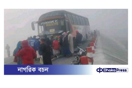 কুড়িগ্রামে বাস-মোটরসাইকেলের মুখোমুখি সংঘর্ষে নিহত ১