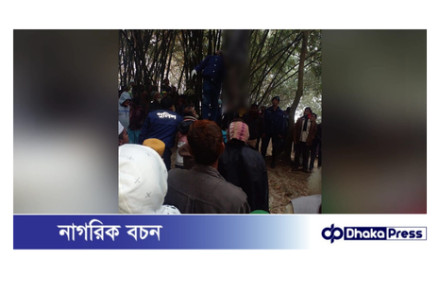 গলায় মাফলার ও লুঙ্গি পিছিয়ে কুড়িগ্রামে যুবকের আত্মহত্যা