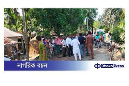 নিম্নমানের উপকরণ দিয়ে কুড়িগ্রামে রাস্তা নির্মাণের অভিযোগ