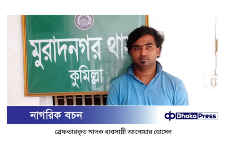 মুরাদনগরে ১৪ পিস ইয়াবাসহ একজন গ্রেফতার