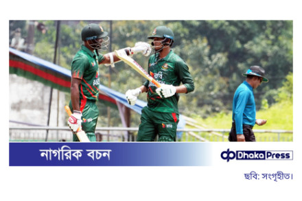 রাব্বি-নাসুমের দৃঢ়তায় লড়াইয়ের পুঁজি গড়ল বাংলাদেশ ‘এ’ দল