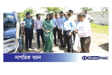 তথ্যসচিব তথ্য কমপ্লেক্স নির্মাণ প্রকল্প ও বাংলাদেশ বেতারের ময়মনসিংহ কার্যালয় পরিদর্শন