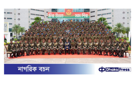 বাংলাদেশ মিলিটারি একাডেমিতে রাষ্ট্রপতি কুচকাওয়াজ অনুষ্ঠিত