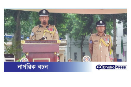 সারদায় পুলিশ একাডেমিতে প্রশিক্ষণ সমাপনী কুচকাওয়াজ, শ্রেষ্ঠ টিআরসি মো. সাব্বির হোসেন