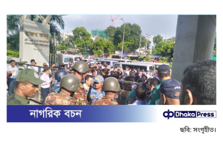অবরুদ্ধ এনবিআর ভবন, ভেতরে-বাইরে তালা