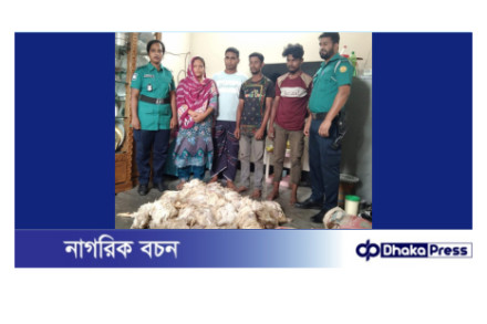 দারুসসালামে সেনাবাহিনী-পুলিশের যৌথ অভিযান: বড়বাজার থেকে ৪ বস্তা মরা মুরগি জব্দ, আটক ৪