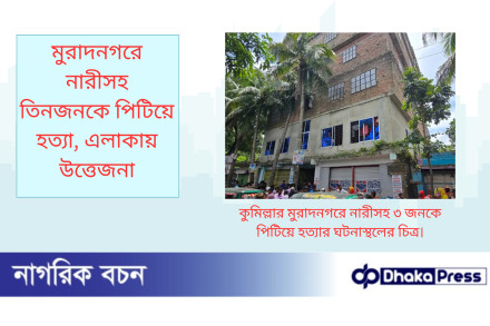 মুরাদনগরে নারীসহ তিনজনকে পিটিয়ে হত্যা, এলাকায় উত্তেজনা