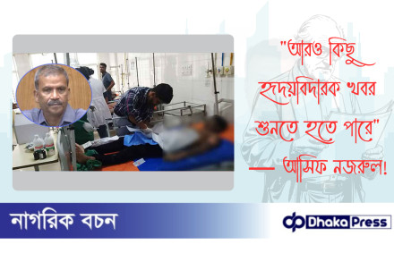 আরও কিছু হৃদয়বিদারক খবর শুনতে হতে পারে — আসিফ নজরুল