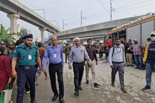 দিয়াবাড়ীতে মাইলস্টোন স্কুল অ্যান্ড কলেজে বিমান বিধ্বস্তের ঘটনায় রাজউক এর শোক বার্তা