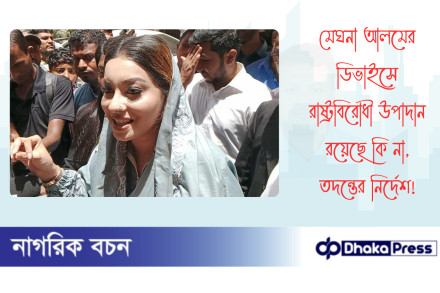 মেঘনা আলমের ডিভাইসে রাষ্ট্রবিরোধী উপাদান রয়েছে কি না, তদন্তের নির্দেশ