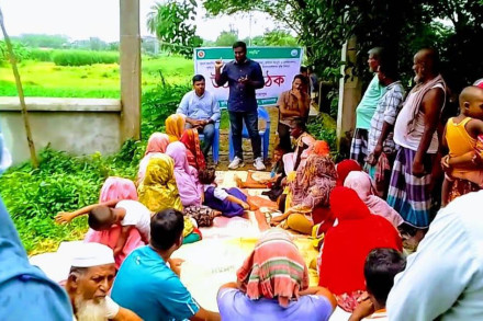 ভবানীপুরে কৃষকদের নিয়ে উঠান বৈঠক অনুষ্ঠিত