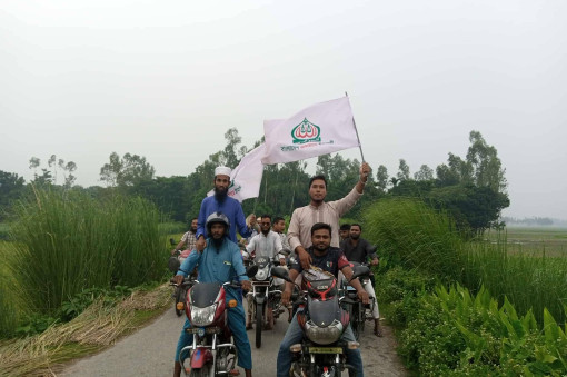 সাদুল্লাপুরে যুব জামায়াতের উদ্যোগে  মোটরসাইকেল শোডাউন অনুষ্ঠিত