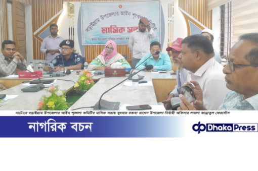 বড়াইগ্রামে আইন শৃঙ্খলা কমিটির মাসিক সভা অনুষ্ঠিত 