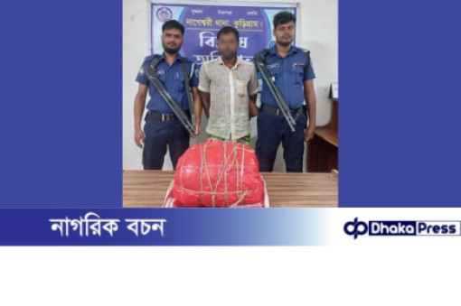কুড়িগ্রামের ৪ কেজি গাঁজা ও অটোরিকশাসহ গ্রেফতার ১