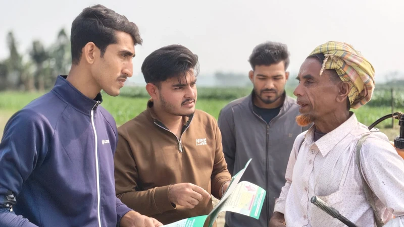 রাজিবপুর ও কোদালকাটির চরাঞ্চলে গণভোটে ‘হ্যাঁ’র পক্ষে গণসংযোগ