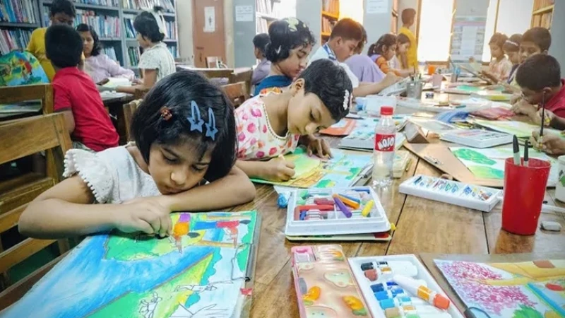 শেরপুরে স্বাধীনতা দিবস উপলক্ষে চিত্রাঙ্কন ও আবৃত্তি প্রতিযোগিতা