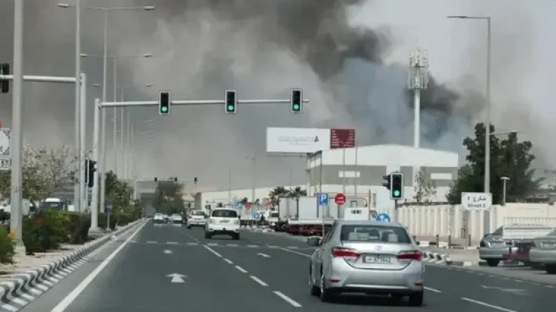 দোহায় গুরুত্বপূর্ণ এলাকা খালি করার পর বিস্ফোরণের শব্দ