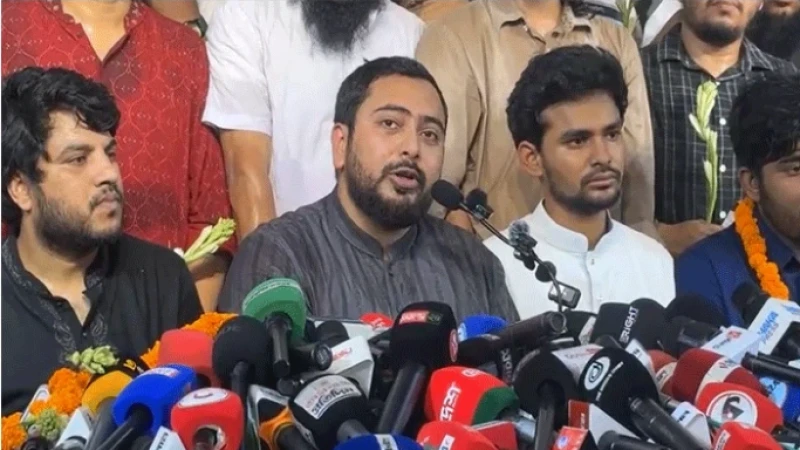 চাঁদাবাজি ও সন্ত্রাসের বিরুদ্ধে বিকল্প শক্তি গড়ে তুলতে হবে : নাহিদ