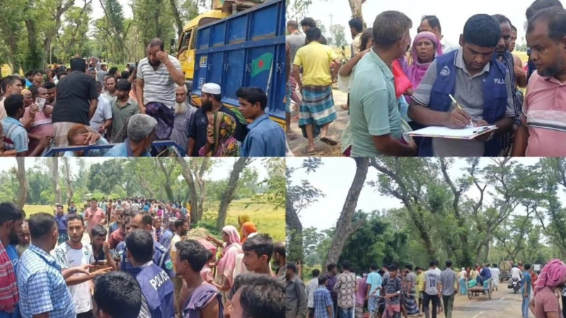 কুড়িগ্রামে ট্রাক-অটোরিকশা সংঘর্ষে নিহত ১, আহত ২