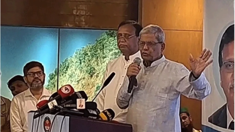 ঢাকা মহানগরকে বাসযোগ্য মনে হয় না : মির্জা ফখরুল