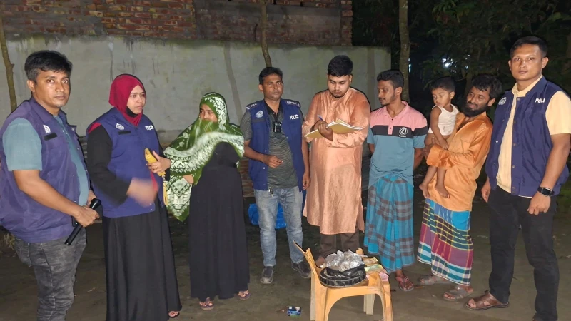 মুরাদনগরে ৫০০ গ্রাম গাঁজাসহ নারী মাদক কারবারি গ্রেপ্তার