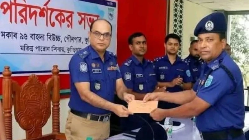কুড়িগ্রামের শ্রেষ্ঠ ট্রাফিক সার্জেন্ট নির্বাচিত হলেন আব্দুল হাই
