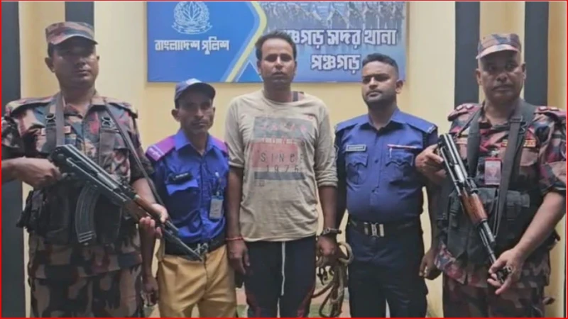 বাংলাদেশে ঢুকে আখ চুরি, ভারতীয় নাগরিককে পুলিশের কাছে হস্তান্তর বিজিবির
