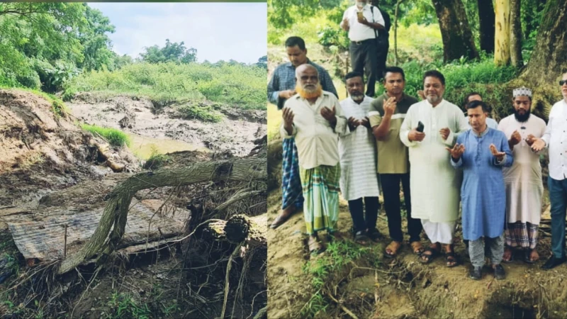 পটিয়ার কচুয়াইয়ে বন্যায় ক্ষতিগ্রস্ত বাঁধ পুনর্নির্মাণ শুরু, উপকৃত হবে লক্ষাধিক কৃষক