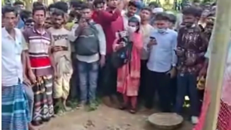 নরসিংদীতে স্ত্রীকে হত্যার পর মরদেহ মাটিচাপা, স্বামী আটক