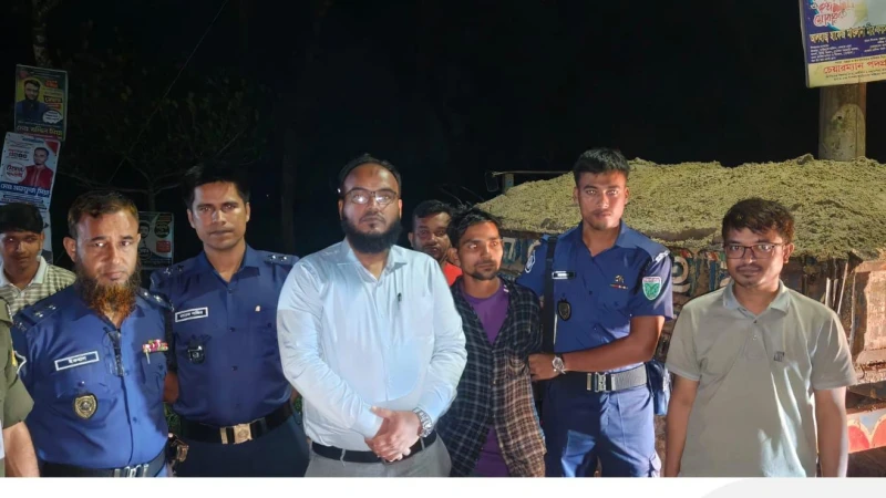 চুনারুঘাটে অবৈধ সিলিকা বালু উত্তোলন: চালক আটক, ১ লাখ টাকা জরিমানা