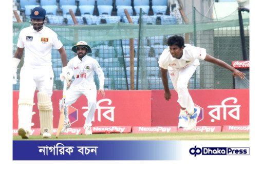 অভিষেক টেস্টে প্রথম উইকেট প্রাপ্তি হাসান মাহমুদের